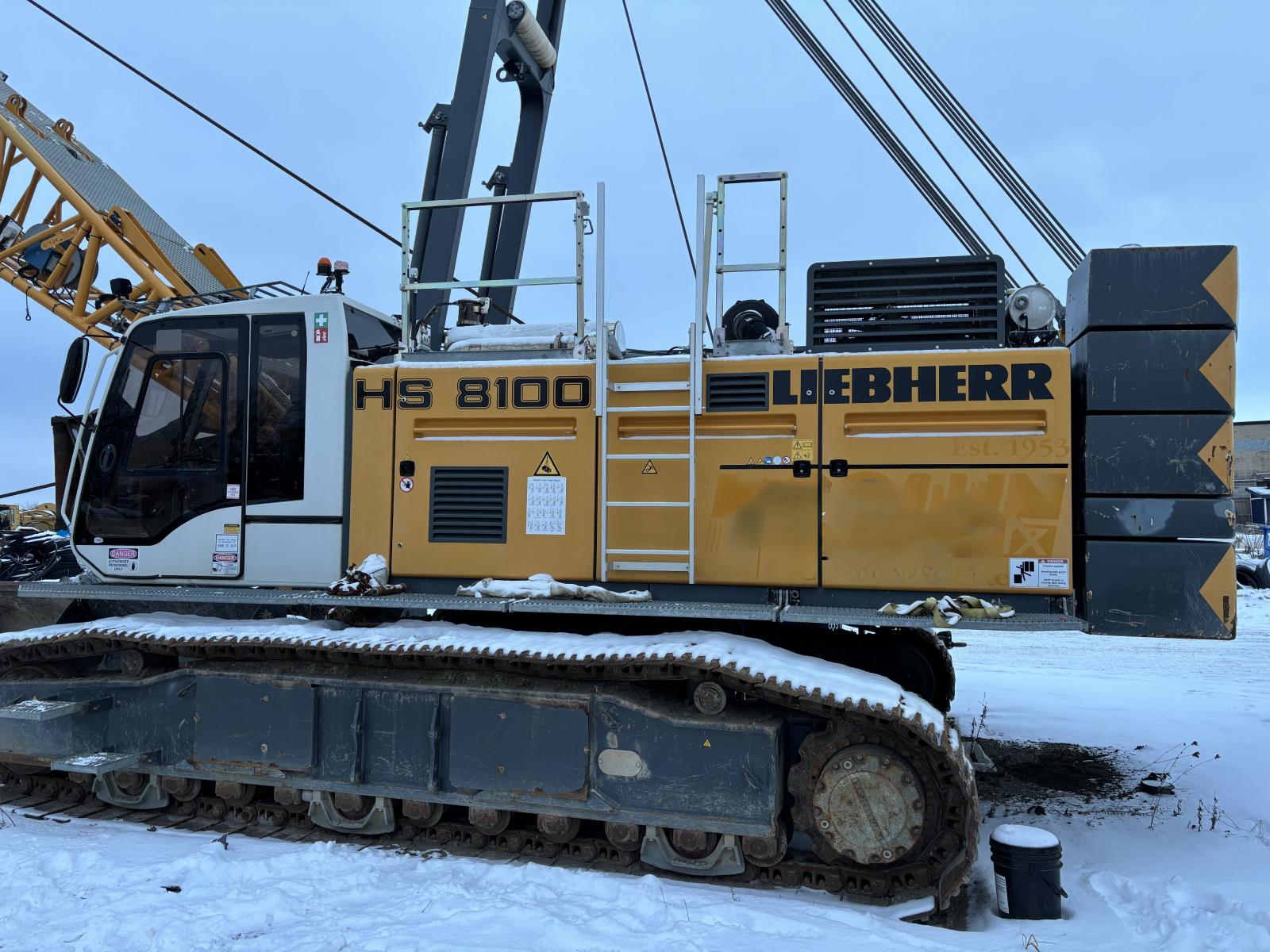 Bild von Baumaschinen / Bohrgeräte - vertikal [279] LIEBHERR HS 8100 HD