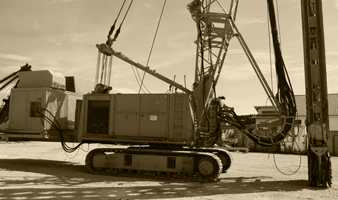 Altes Bild einer Maschine